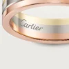 Vendome Louis Cartier gifteringsbånd – hvitt gull, gult gull, rosagull – Cartier